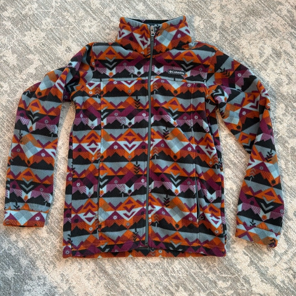 Columbia full zip fleece. Kids Large (14/16)